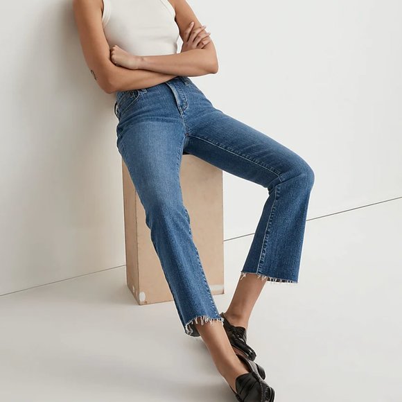 Madewell Denim - MADEWELL Kick Out Crop Jeans Cherryville Wash {B24}